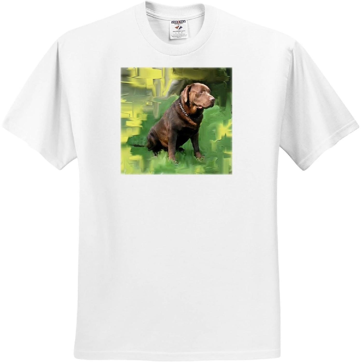 3dRose, Chocolate Labrador Retriever, T-Shirt S