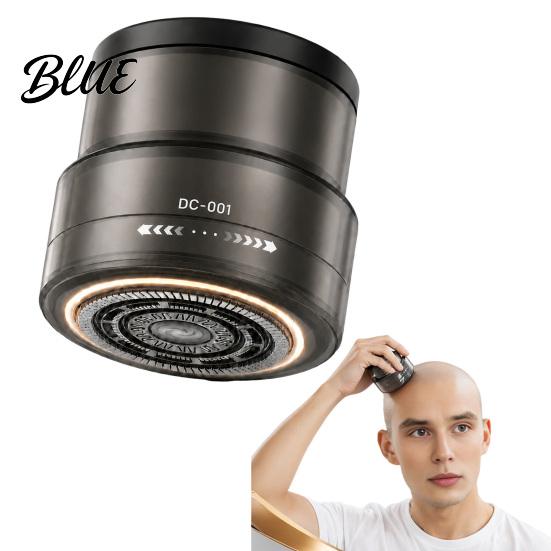 Travel Cordless Razor Electric Bald Head Shaver Beard Trimmer with Digital Display 360 Degree Portable Grooming Tool Floating Rotary Wet Dry for Men