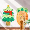 Vertical Cat Scratch Sticker Cartoon Christmas Theme Cat Climbing Mat Scratch-resistant Wear-resistant Cat Scratch Pet Supplies