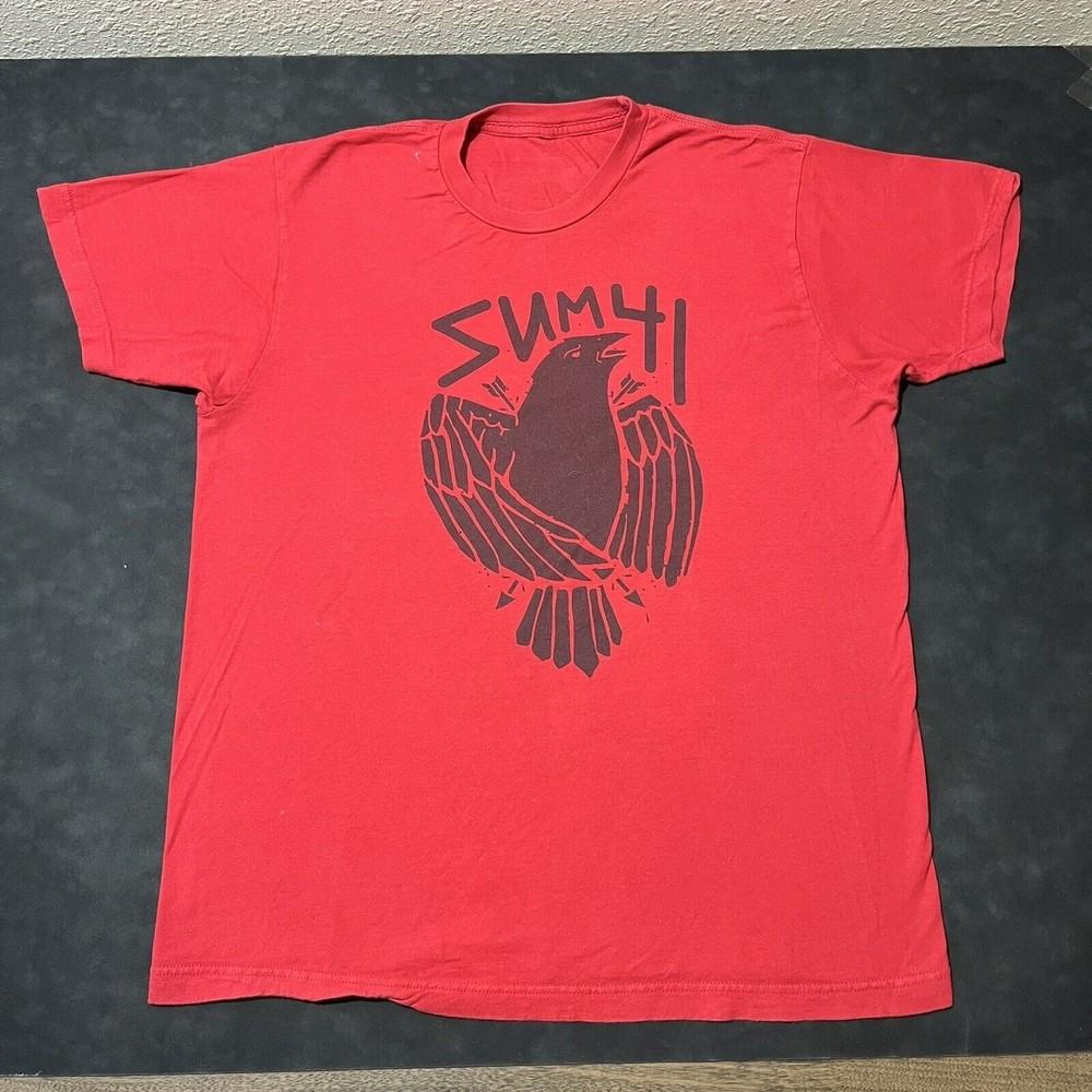 Sum 41 Shirt Men Punk Bird Arrow All Killer No Filler Band Unisex T-Shirt S