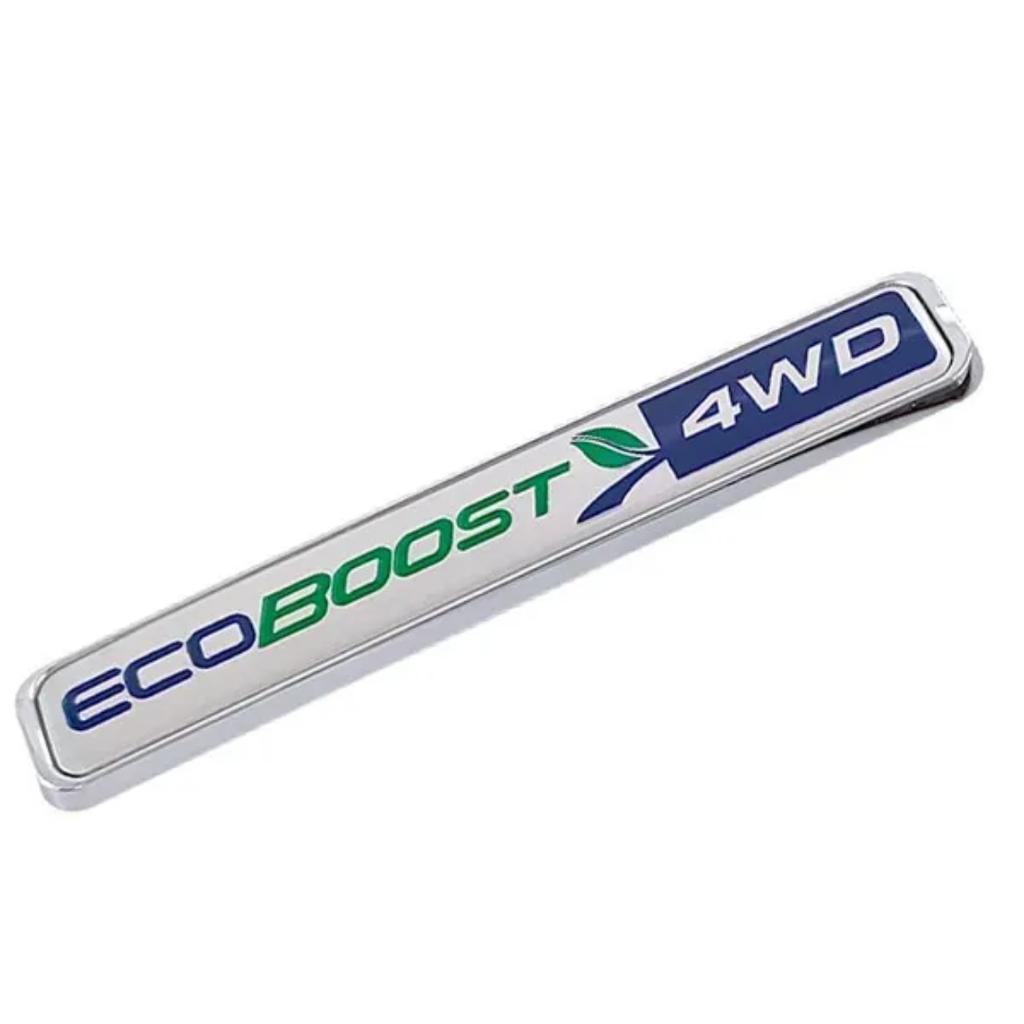 3D ABS Auto Hinten Stamm Abzeichen Aufkleber Turbo-ecoboost Logo 4WD Emblem Aufkleber Fit Für Fo/rd Auto Zubehör