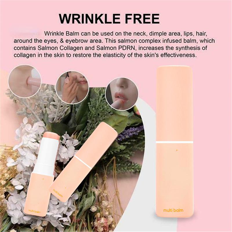 Collagen Multi Balm Stick Wrinkle Bounce Anti-Wrinkle Moisturizing Multi Balm Brighten Dull Skin Tone Cream Korean Cosmetics