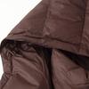Womens Winter Warm Hooded Cotton Padded Jacket Casual Loose Fit Solid Color Outerwear
