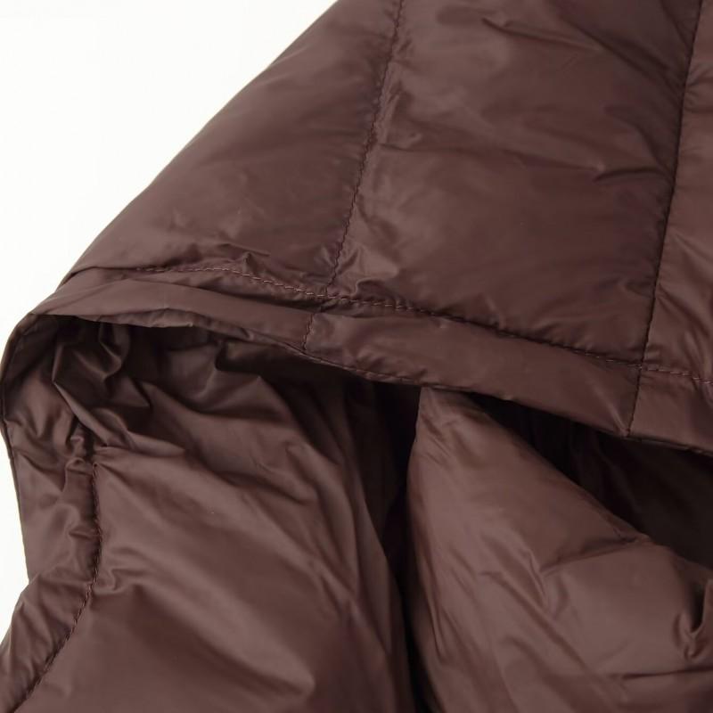 Womens Winter Warm Hooded Cotton Padded Jacket Casual Loose Fit Solid Color Outerwear