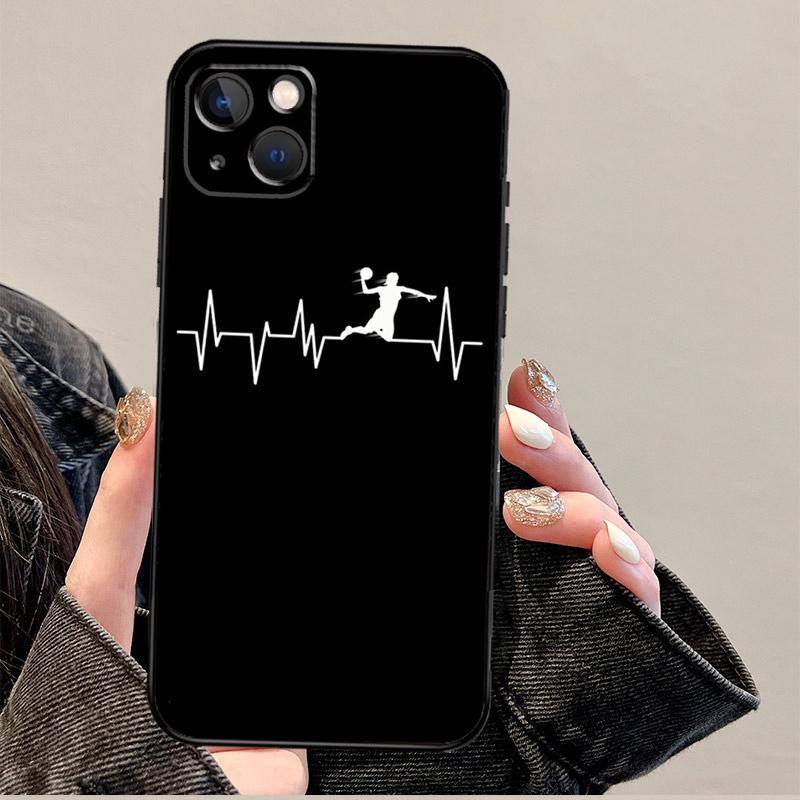 Handball Handballer Phone Case For iPhone 17 Pro Max 11 14 15 16 Pro Max 12 13 Mini 16 Plus 16e 17 Air Cover