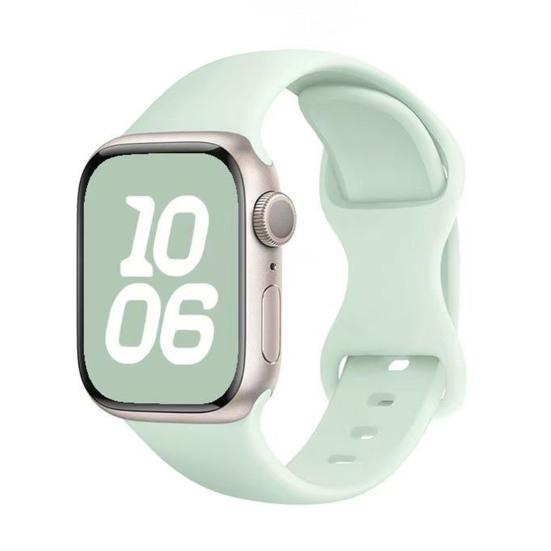 Silicone Watch Band Waterproof Sweat-Proof Replacement Band Soft Solid Color Watch Strap for Apple Watch Series Ultra 2