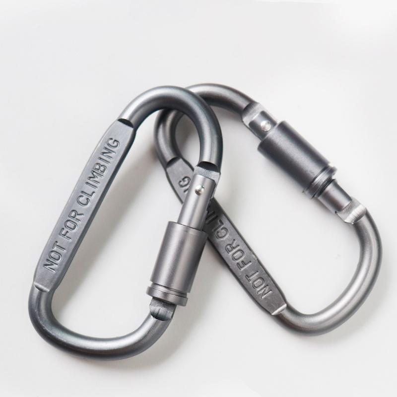 4-6Pcs Outdoor Carabiner Set For Hiking Travel Keychain Camping Hiking Outdoor Gear Backpack Clip Keychain Hook Backpack Clip