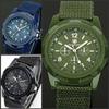 Quarzuhr Army Soldier Military Canvas Strap Stoff Analoge Armbanduhren Sportuhr