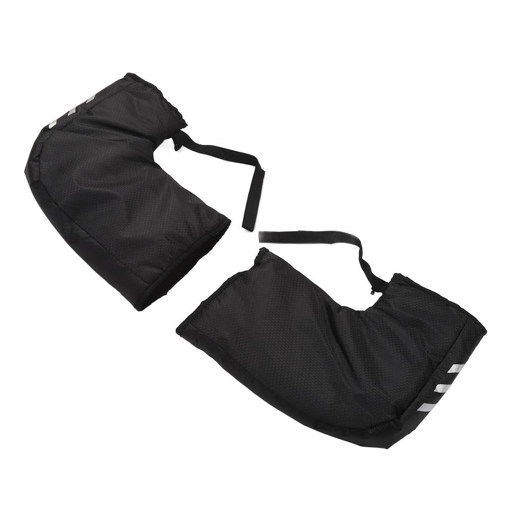 Reflective Bike Handlebar Mittens Autumn Winter Bar Mitts Cold Weather Bicycle Gloves for Mountain Bike Outdoor Night