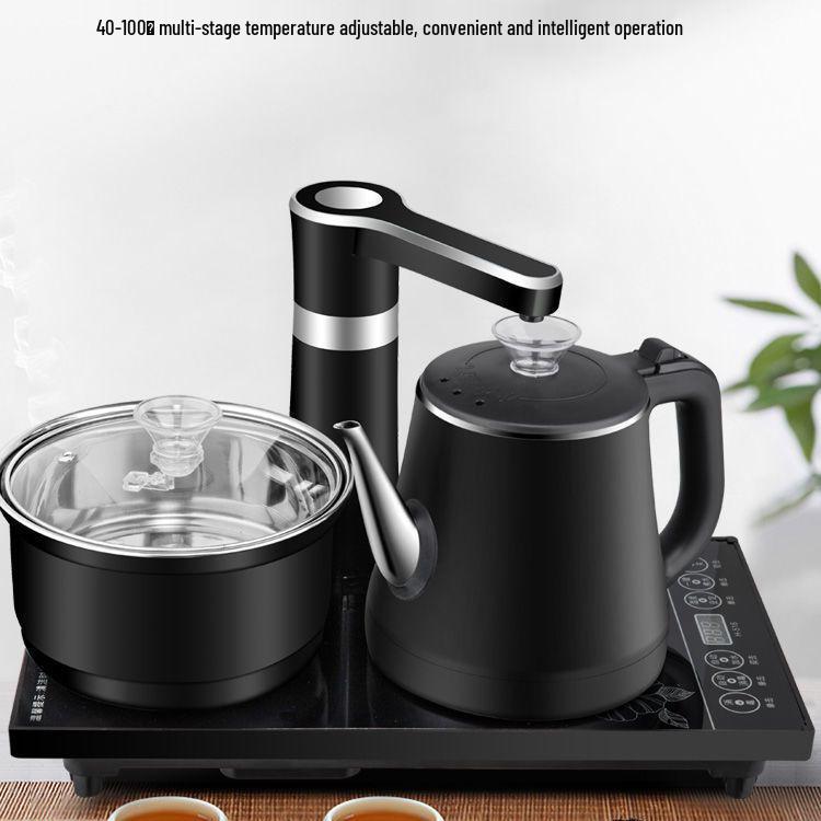 20*37 Bollitore Elettrico Automatico e Set Tavolino da Tè Integrato