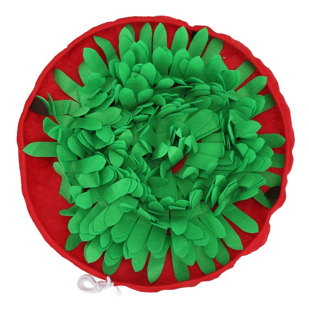 Soft Fabric Snuffle Mat Dual Use Dog Feeding Toy Interactive Play Snuffle Bowl  Boredom Relief