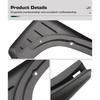 4PCS Car Mud Flaps Splash Guards Mudguards Car Mud Flaps Compatible with Porsche Cayenne PO536 2018 2019 2020