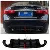 Rear Bumper Diffuser with Vertical Lights for Infiniti Q50L (2014-2022)