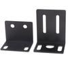 1 Set Metal 1U Rack Mount Ear Mounting Jointing With Screw Cap For Frame Box High Qulaity Wireless System Receiver Host