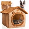 Cat Dog Bed House Booth Kennel Plush Pillow Bedding Booth