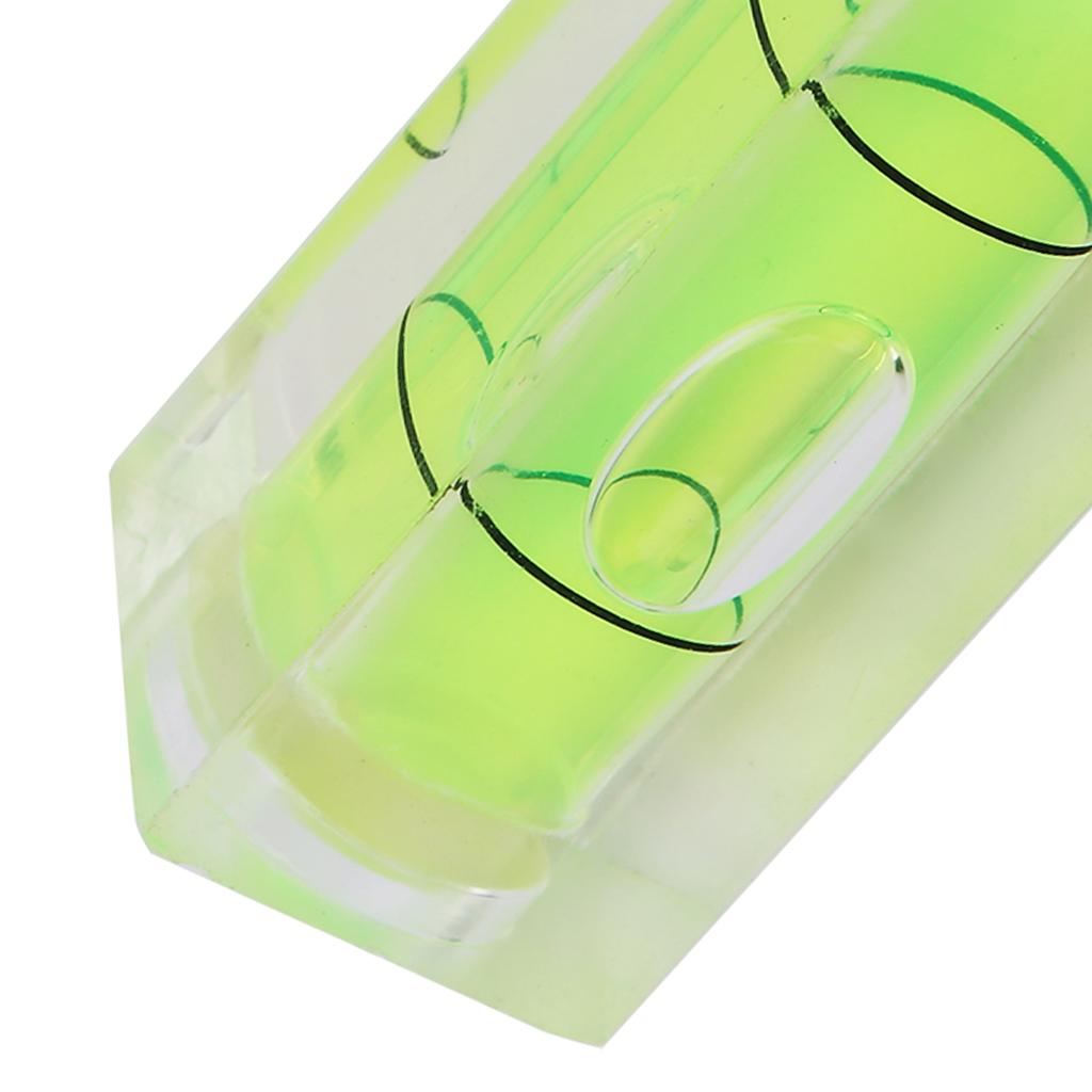 5pcs Mini Spirit Square Bubble Level Protractor Precision Level Cylinder Level Horizontal Bead Level Measuring Tools