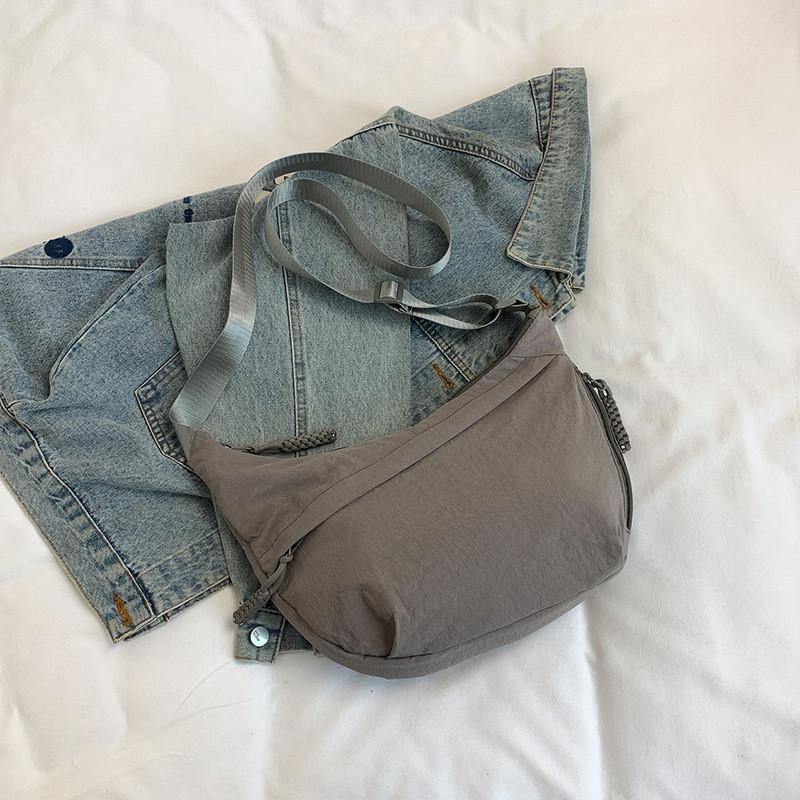 Versatile Sling Tote Bag For Women Trendy Nylon Crossbody Bag For Daily Outfits