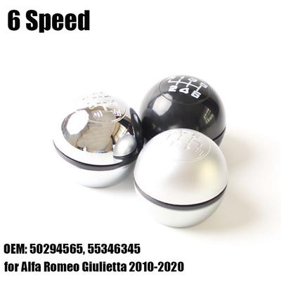 6 Speed Gear Stick Shift Knob Lever Change Knob 50294565 55346345 Replacement Fit for Alfa Romeo Giulietta 2010-