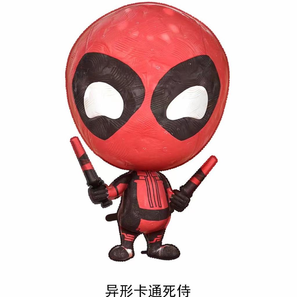 Globo de película de aluminio con forma de superhéroe 10 UNIDADES