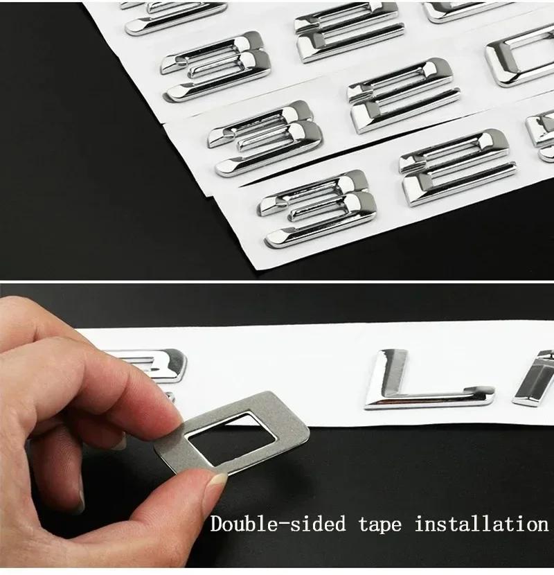 Sticker Emblema Lettere Logo Bagagliaio Auto in ABS per BMW 316e 318e 320e 323e 325e 330e 335e 530e E46 E90 E91 F30 F31 F34 G20 G30