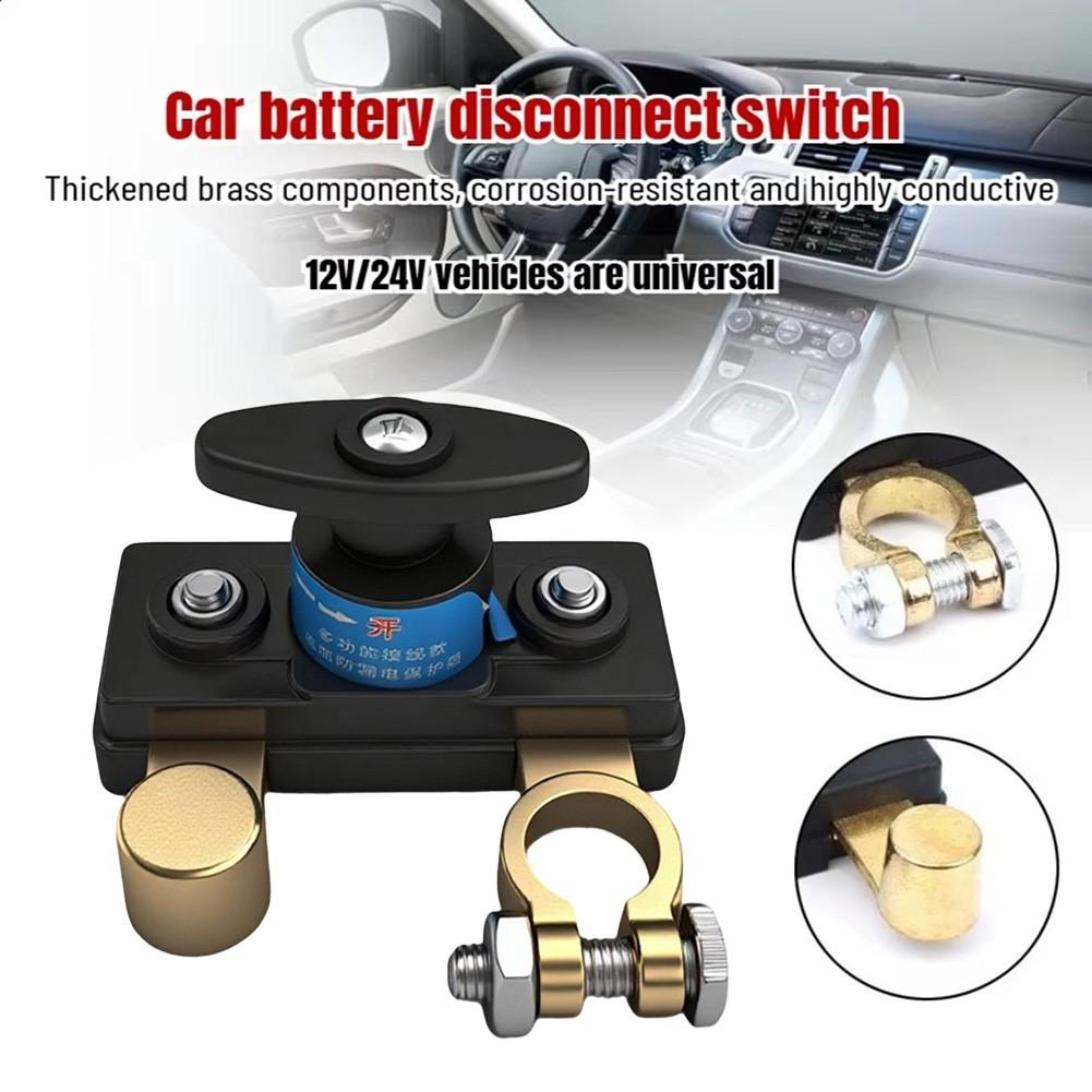 Knob Type Car Battery Disconnect Switch 100A 12V 24V For Motorhomes Boats