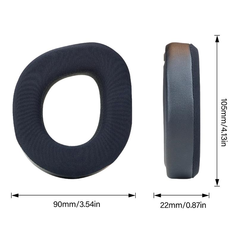 Replacement EarPads for Stealth700 Gen3 Gaming Headsets Breathable Ice Silk Fabric Earmuff Comfortable Fit Quality Sound