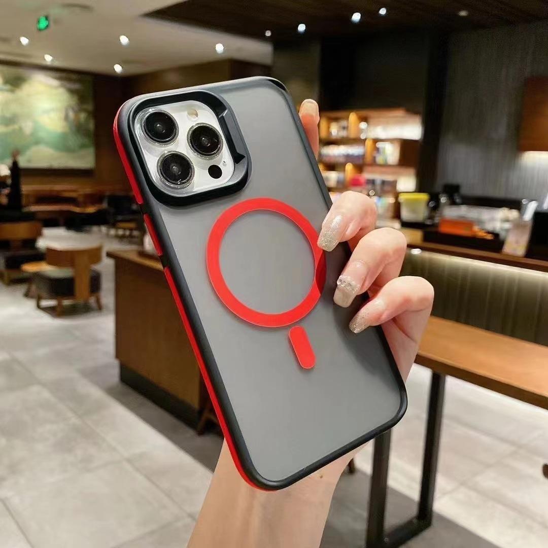 

Роскошный матовый чехол Magsafe для iPhone 11 12 13 14 15 16 Pro Max Plus с магнитным бампером и задней крышкой For iPhone 16 Pro Max