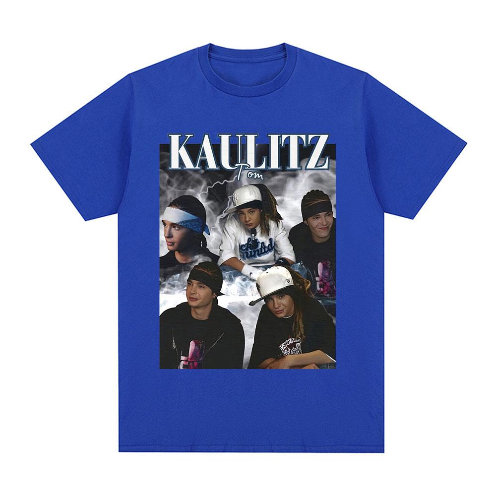Rock Band Tokio Hotel Tom Kaulitz Grafisk T-shirt Unisex Tøj Hip Hop Punk Gotisk T-shirt Bomuld Oversized Kortærmet T-shirts
