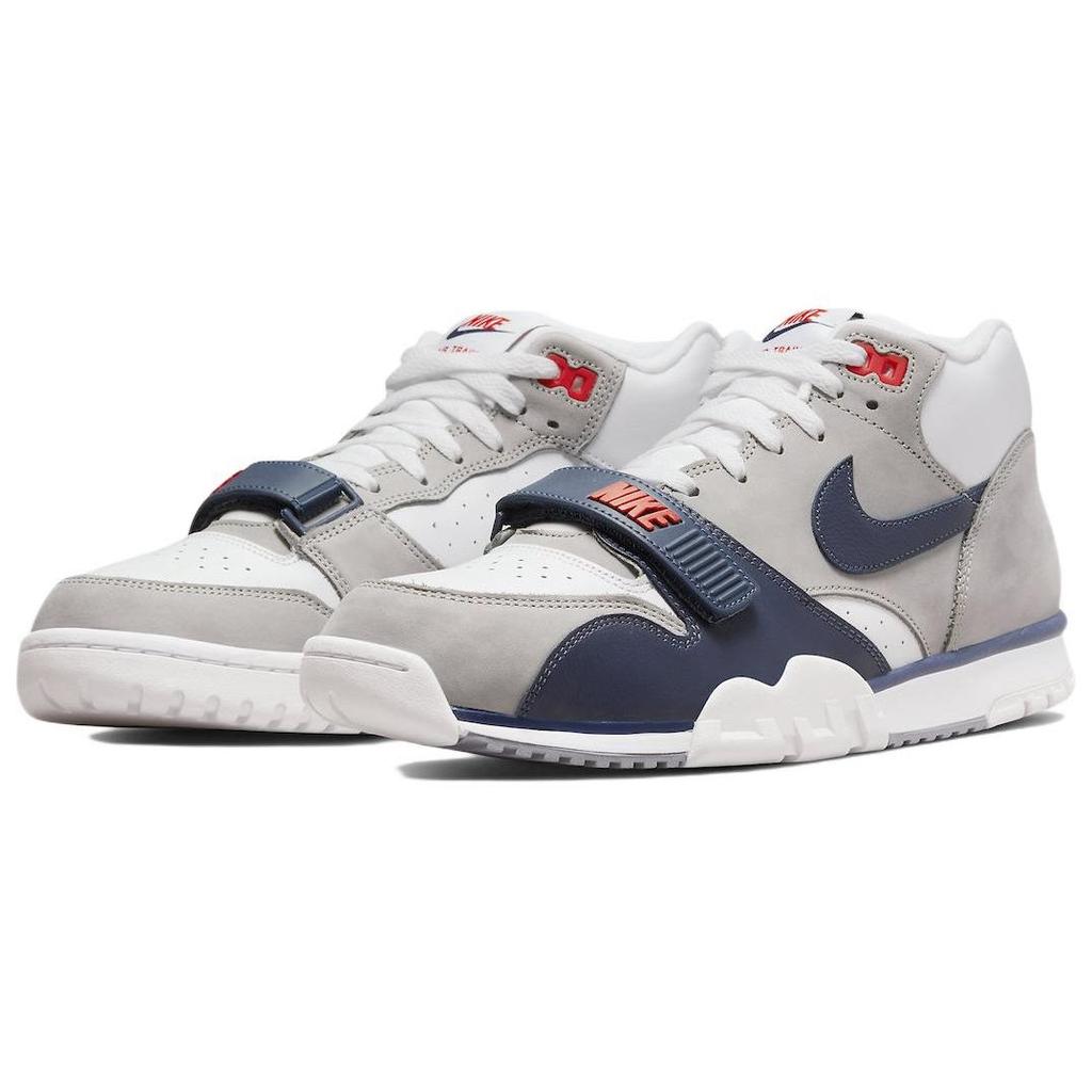 Nike Air Trainer 1 Men White Midnight Navy Medium Grey Chile Red DM0521-101