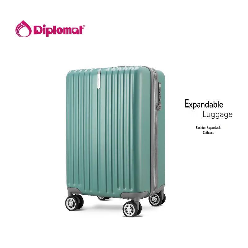 Diplomat TC-61012 Expandable Titanium Carry-on Suitcase