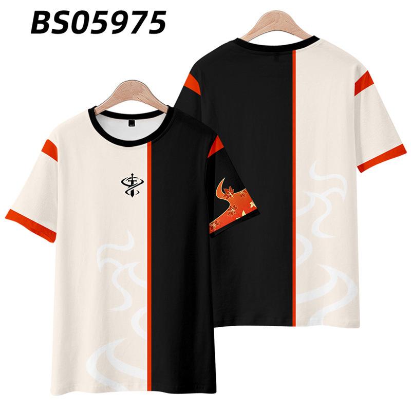 New T-shirt Printed 3D Cosplay Unisex Clothing Street Harajuku Top Men Women Round Neck Tees