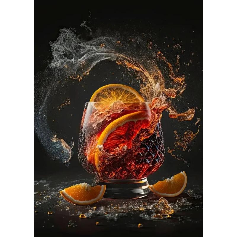 Cocktail Explosion poster Fruit Cocktail Don't Trust Bar Minimalist Print Canvas Painting for Living Room Modern Home Decor