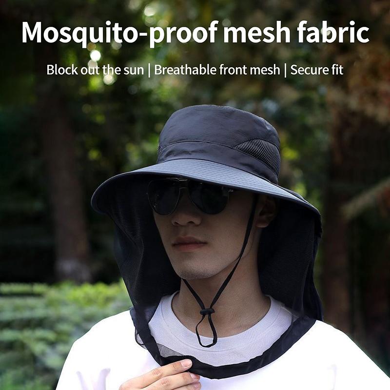 Wide Brim Hat for Sun Protection Summer Outdoor UV Shield Camping Hiking Lightweight Breathable Cap