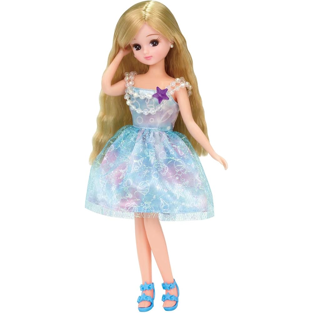 Licca-chan Dress LW-02 Aqua Mermaid Costume for Dolls