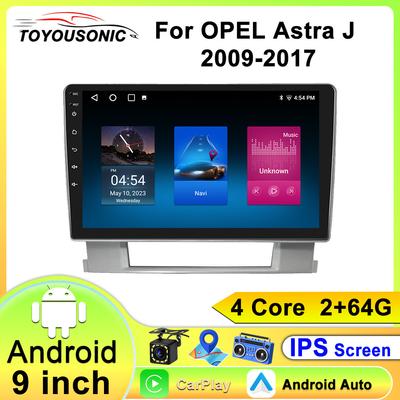 For OPEL Astra J 2009-2017 Navigation GPS Android Car Radio Multimedia Player Stereo wifi+4G Carplay Auto Video