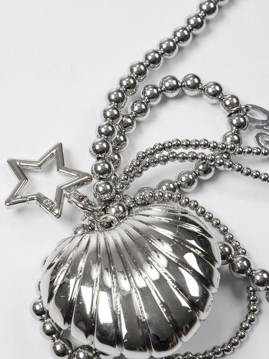 Eireve GIANT HEART SHELL BAGCHARM