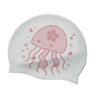 Non-Slip Silicone Swimming Hat Ear Protection Cartoon Swim Cap Kitten Swim Cap  Water Sports