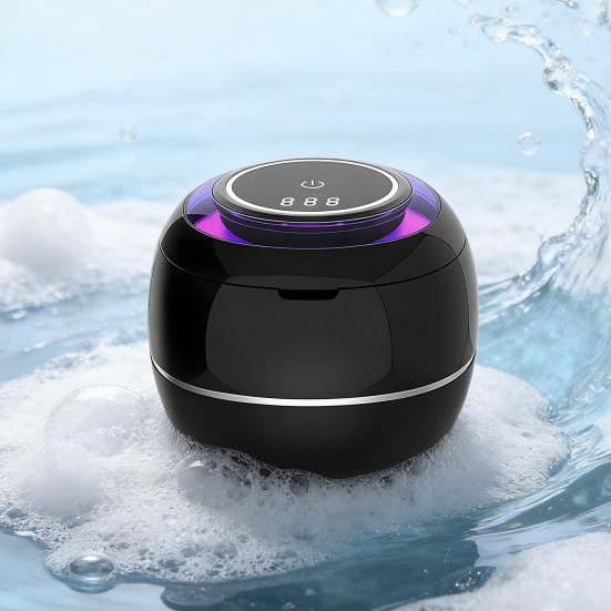 Ultrasonic Scaler Efficient Ultrasonic Cleaning Technology One-button Denture Scaler 5/10min One-Button Operation LED Display Ultrasonic Plaque