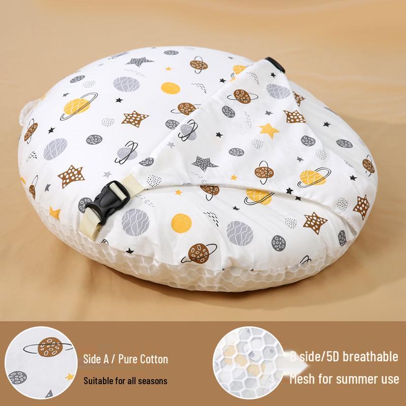 Breastfeeding & Nursing Pillow - Postpartum Support, Backrest, Side-Lying Baby Feeding Cushion