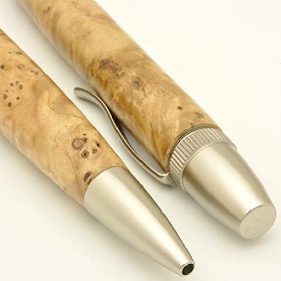 Handmade Ballpoint Natural Wood Patriot Wood Chestnut Black SP 15206 F-STYLE Pen, Pen, Burl, Ink,
