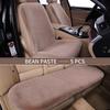 Fuzzy Car Seat Covers Set Fur Front Rear Car Seat Cushion Faux Fur Universal Wool Car Seat Cover Winter Warm Plush Soft Sheepski