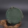 Song Dynasty Ru Kiln Celadon Ice Crackle Pattern Incense Burner: Antique Porcelain Literati Display Piece