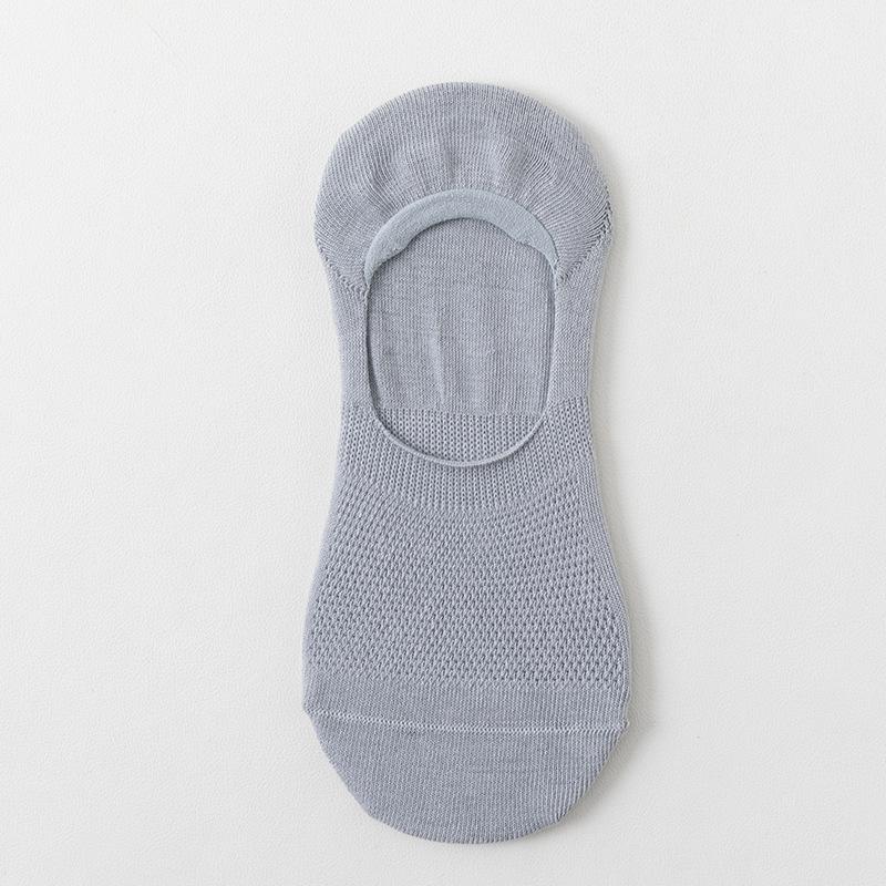 

Женские носки-лодочки, Невидимые однотонные хлопковые носки с мелким вырезом, Противоскользящие и не сползающие, А также летние тонкие короткие носки, Дышащие 1 pair хаки