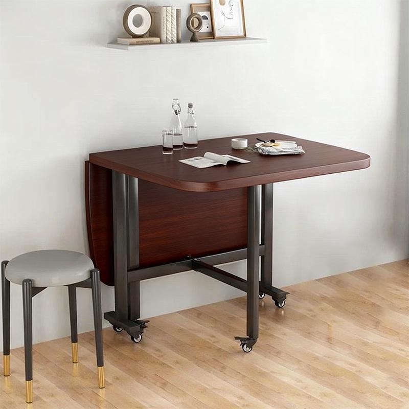 Compact Foldable Dining Table for Small Apartments - Space-Saving and Movable