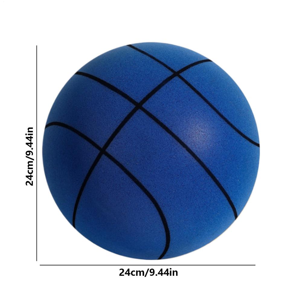 SilentBasketball With Net Bag Dribbling Indoor Airless Foam Basketball Quiet Dribbling Indoor Training Silent Ball Quiet Bounce