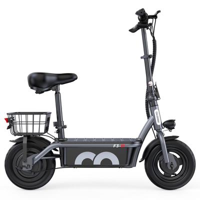 iScooter Trotinetă electrică F3, 1000W, 48V 13Ah, Până la 45km/h, Autonomie maximă 60km, Anvelope pneumatice 10", Frâne duble cu tambur, Trotinetă electrică pliabilă pentru adulți