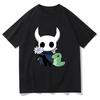 Cute Little Ghost Grub T Shirts Anime Hollow Knight Women Clothing Harajuku Aesthetic Tops Female Tshirt Streetwear Harajuku