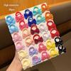 30 Colorful Bow Hair Accessories with Randomly Cute Kids's Elastic Bands Suitable for Daily Use