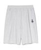RAYFIKERS Wicked Smile One-Pleat Sweat Shorts Melange Grey (Mo7Pu493-097)