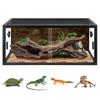 Reptile Landscaping Container Detachable Plant Gecko Ecological Tank Entilation Reptile Terrarium Climbing Pet Breeding Box